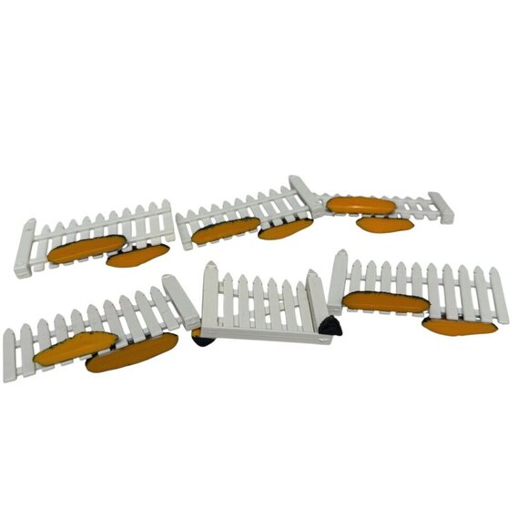 Christmas Village Fences Miniatures Picket Fences - Picture 8 of 9